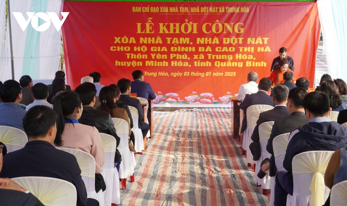 quảng bình đồng loạt khởi công làm nhà mới, xóa nhà tạm, nhà dột nát hình ảnh 1 quang binh dong loat khoi cong lam nha moi, xoa nha tam, nha dot nat hinh anh 1