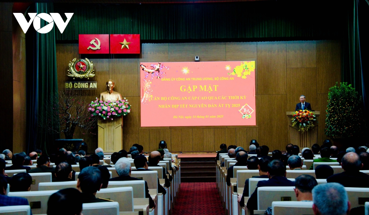 tổng bí thư tô lâm gặp mặt chúc tết cán bộ cấp cao công an qua các thời kỳ hình ảnh 1 tong bi thu to lam gap mat chuc tet can bo cap cao cong an qua cac thoi ky hinh anh 1
