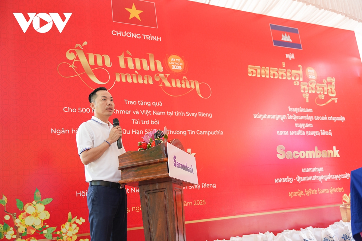 xuân về bên cộng đồng bà con người việt ở vùng Đông nam campuchia hình ảnh 1 xuan ve ben cong dong ba con nguoi viet o vung Dong nam campuchia hinh anh 1