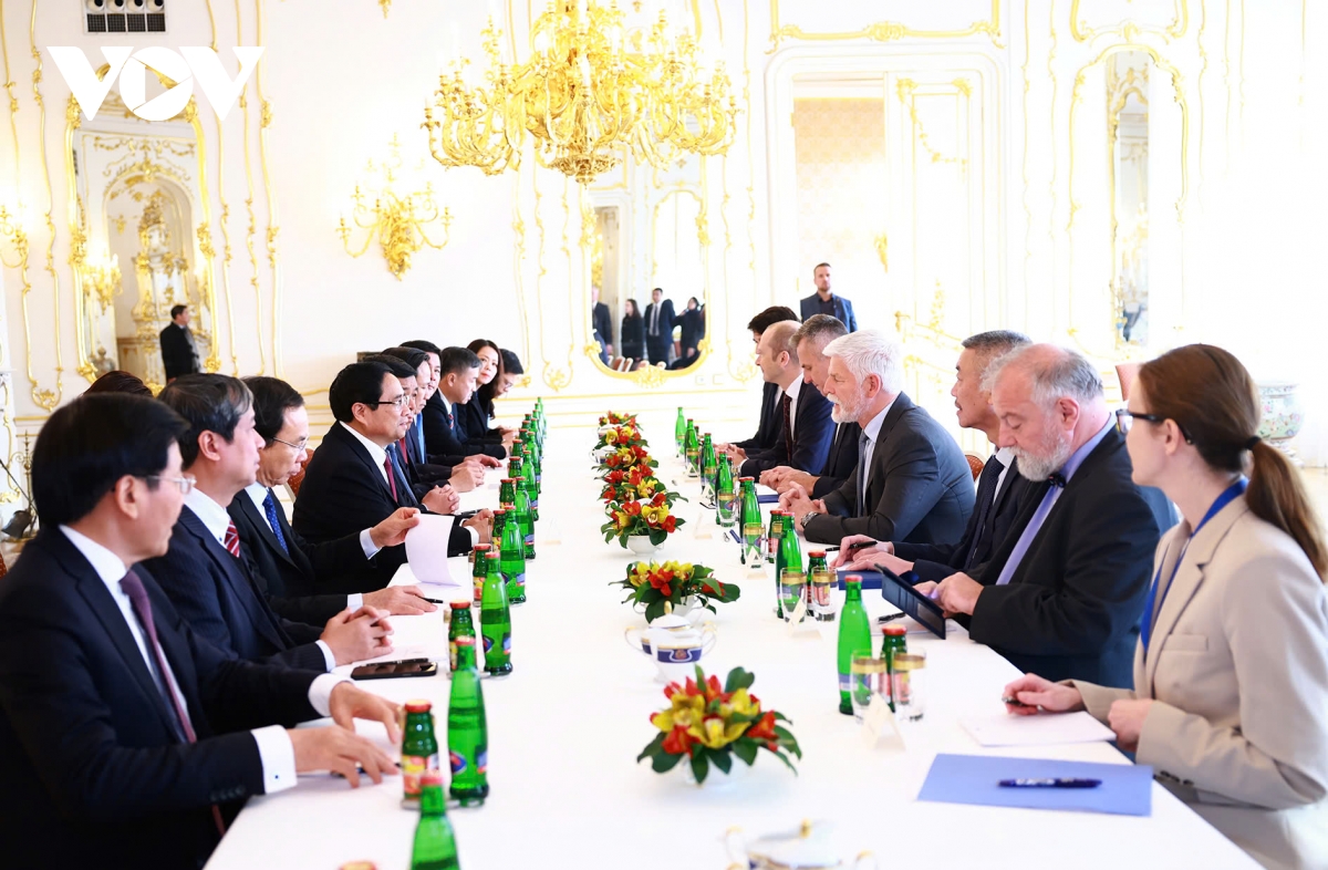 thủ tướng phạm minh chính hội kiến tổng thống séc petr pavel hình ảnh 2 thu tuong pham minh chinh hoi kien tong thong sec petr pavel hinh anh 2