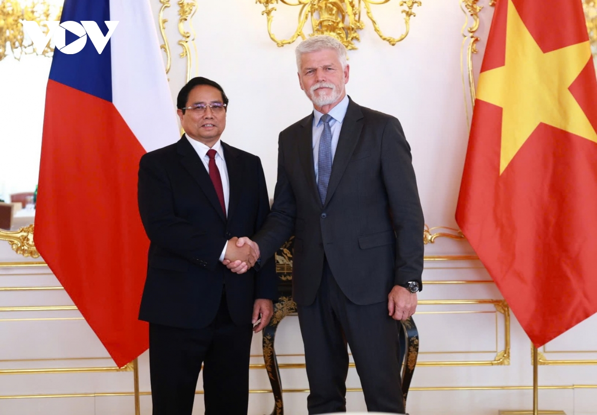 thủ tướng phạm minh chính hội kiến tổng thống séc petr pavel hình ảnh 1 thu tuong pham minh chinh hoi kien tong thong sec petr pavel hinh anh 1