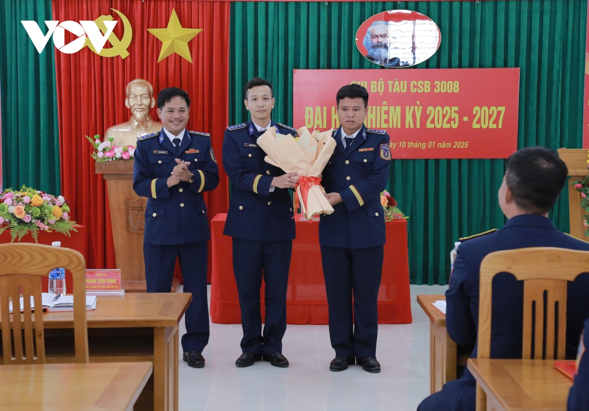 tổ chức thành công Đại hội chi bộ tàu cảnh sát biển 3008 hình ảnh 4 to chuc thanh cong Dai hoi chi bo tau canh sat bien 3008 hinh anh 4