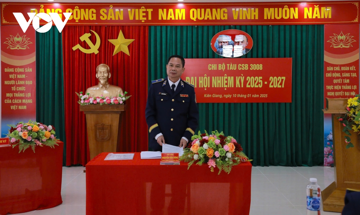 tổ chức thành công Đại hội chi bộ tàu cảnh sát biển 3008 hình ảnh 2 to chuc thanh cong Dai hoi chi bo tau canh sat bien 3008 hinh anh 2