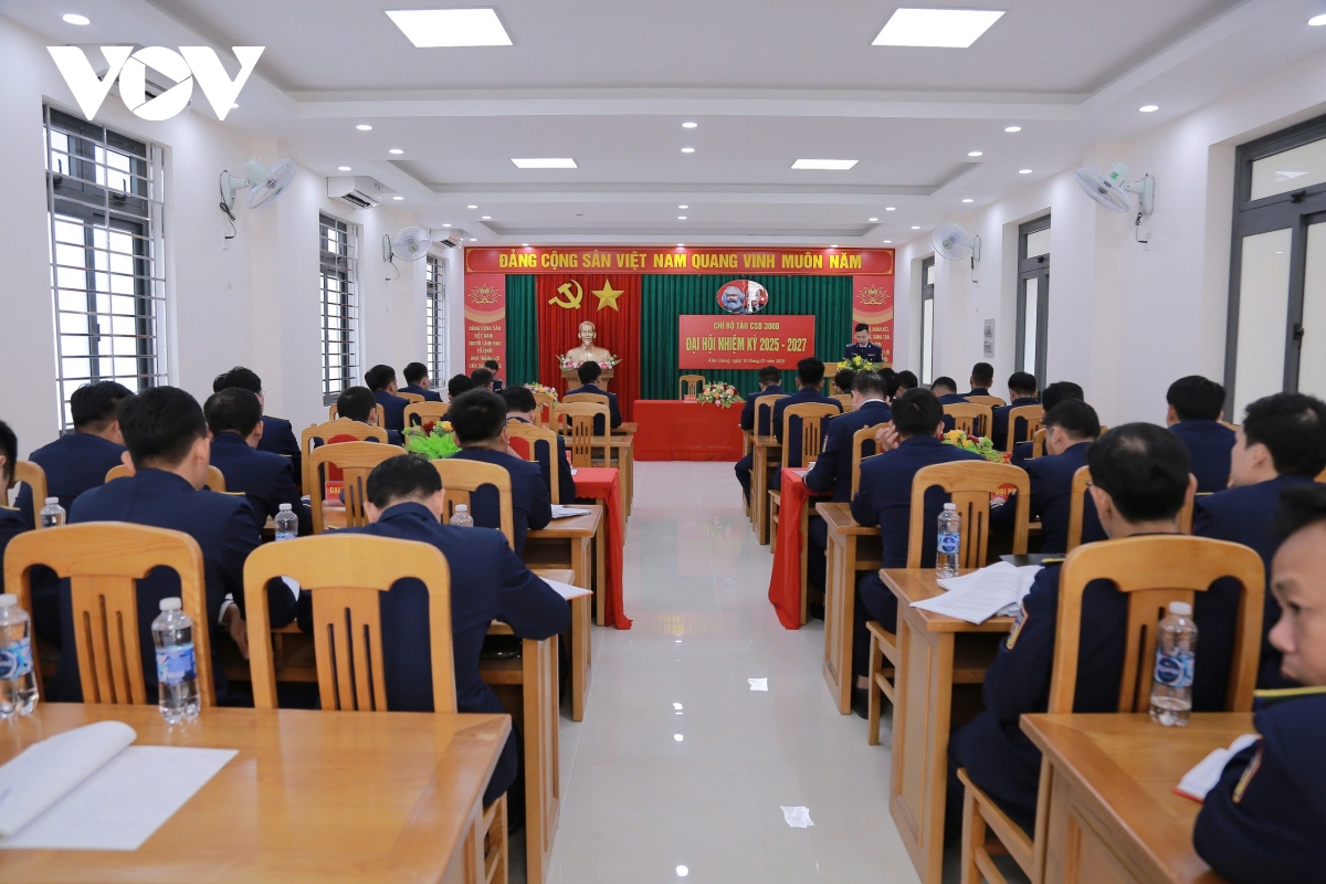tổ chức thành công Đại hội chi bộ tàu cảnh sát biển 3008 hình ảnh 1 to chuc thanh cong Dai hoi chi bo tau canh sat bien 3008 hinh anh 1