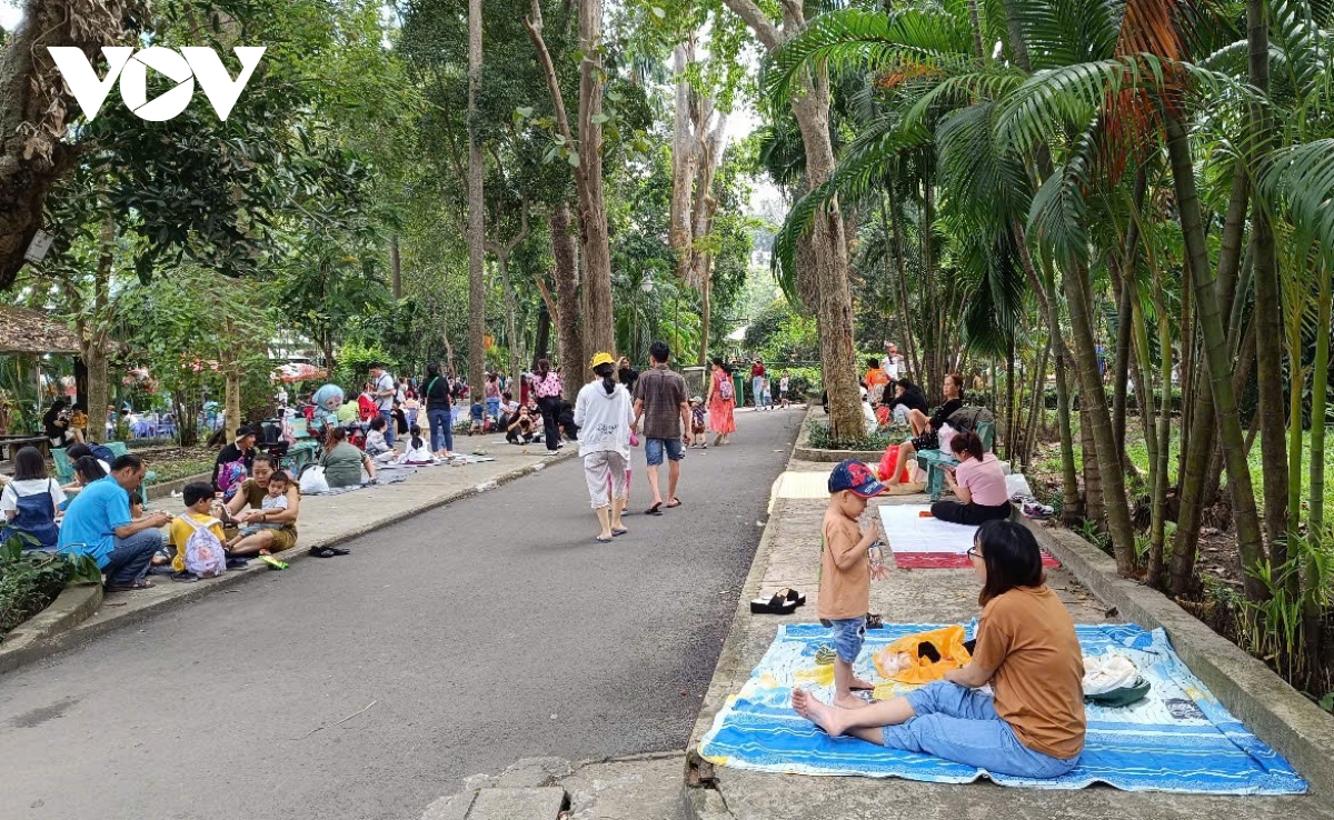 nhieu nguoi dan tp.hcm di choi tet duong lich bang metro hinh anh 3