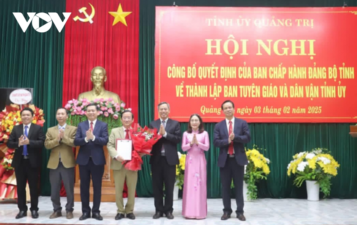 thanh lap ban tuyen giao va dan van tinh uy quang tri hinh anh 1