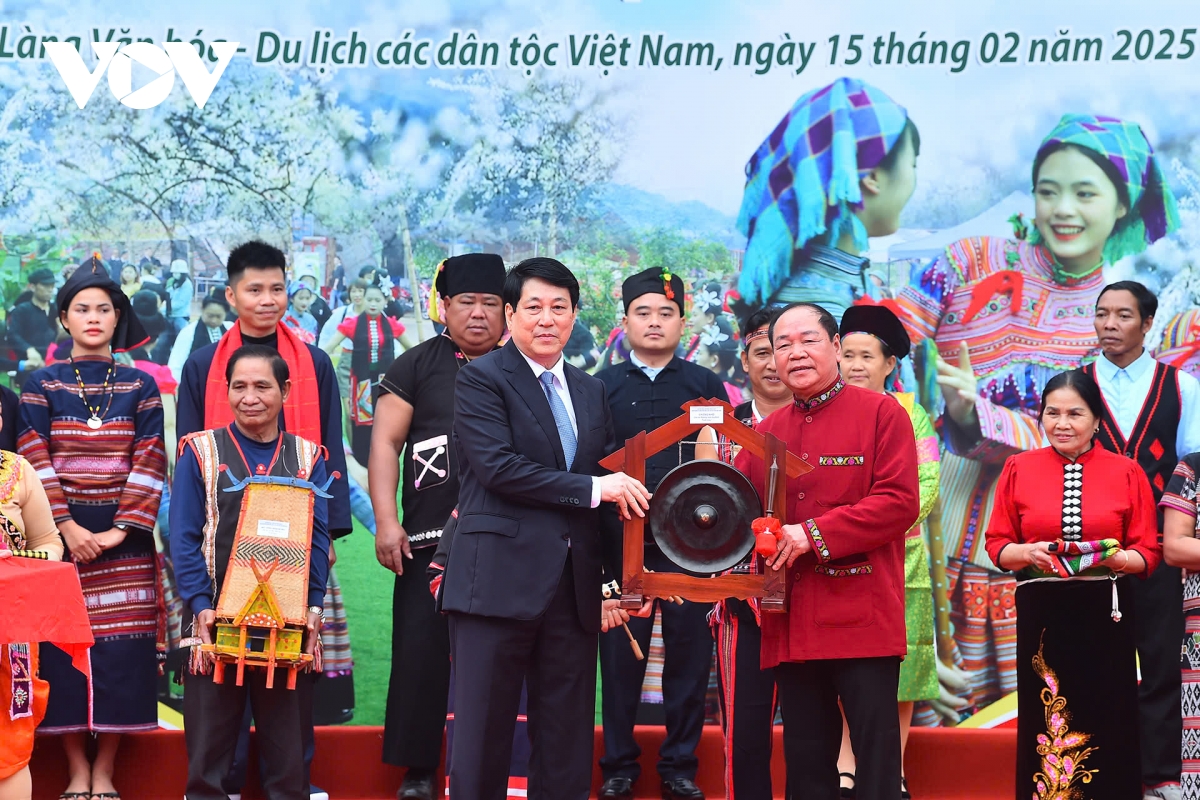 chu tich nuoc luong cuong du ngay hoi sac xuan tren moi mien to quoc hinh anh 4