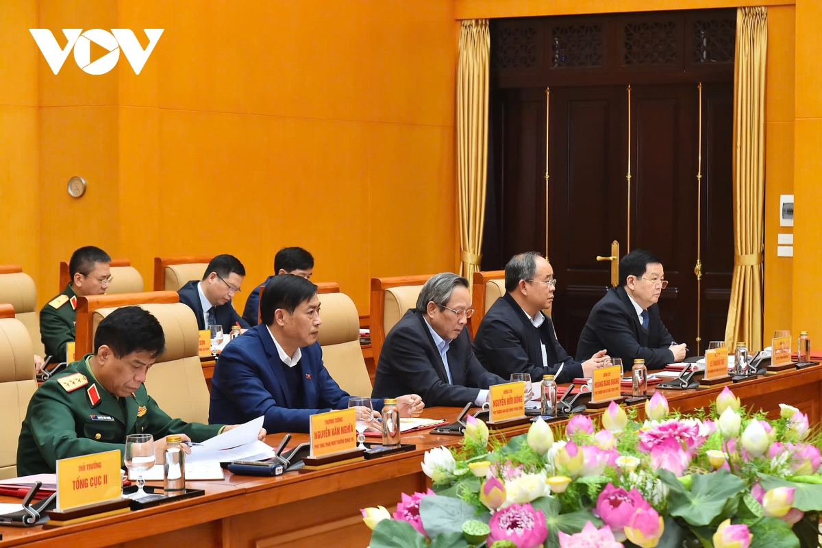 chu tich nuoc luong cuong lam viec voi bo quoc phong ve to chuc qDnd viet nam hinh anh 8