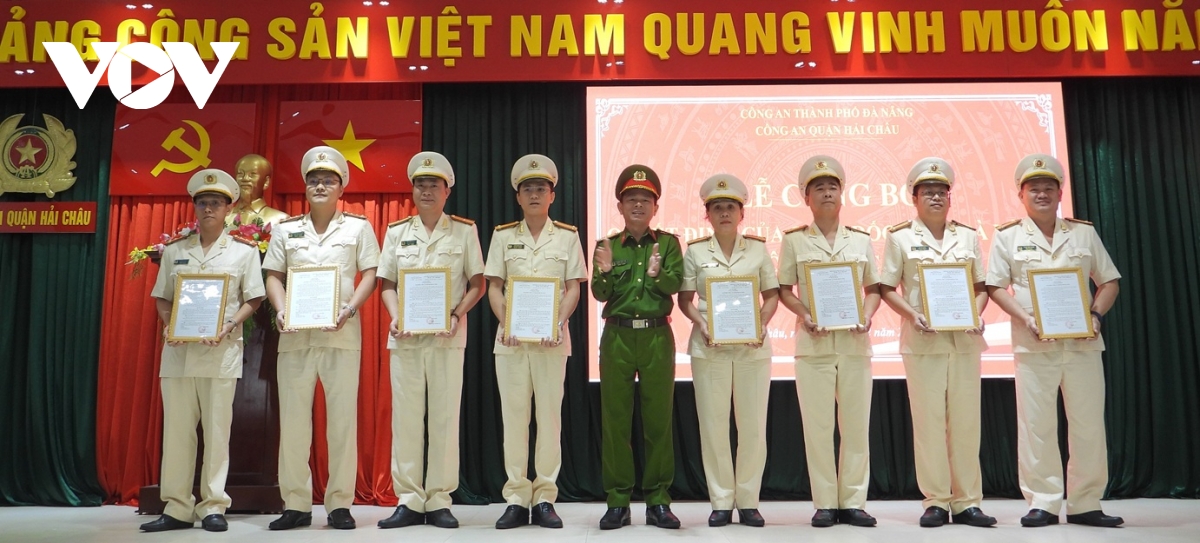 cong an thanh pho Da nang cong bo quyet dinh giai the cong an quan, huyen hinh anh 2