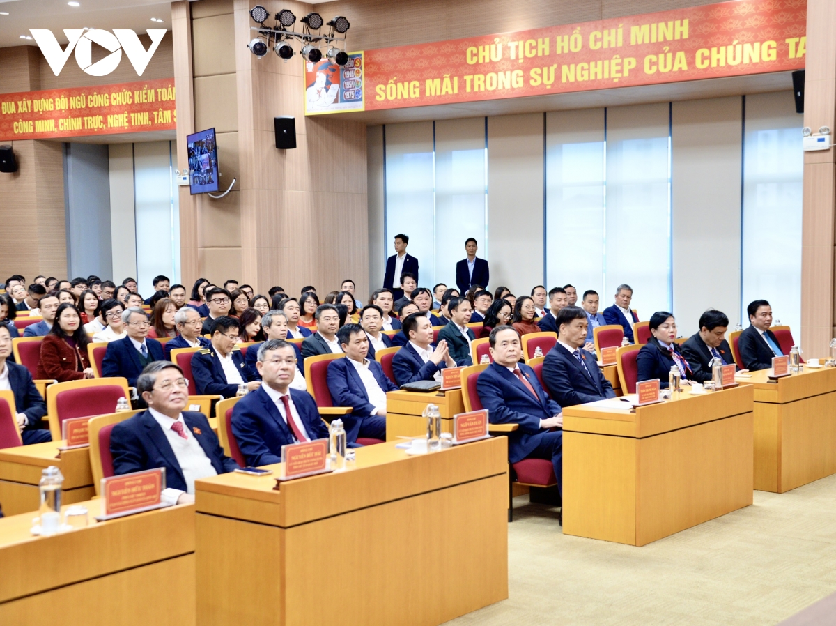 chủ tịch quốc hội trần thanh mẫn làm việc với kiểm toán nhà nước hình ảnh 1 chu tich quoc hoi tran thanh man lam viec voi kiem toan nha nuoc hinh anh 1