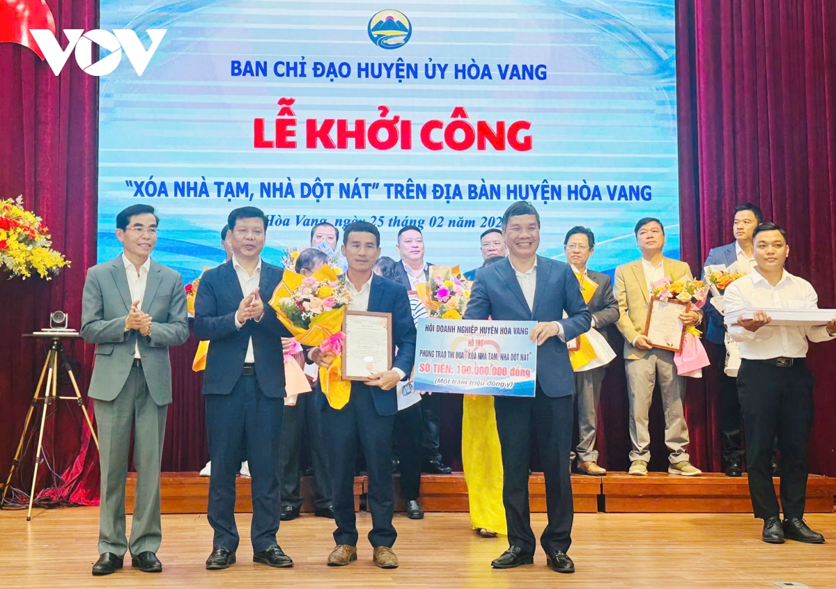 Huyện Hòa Vang, thành phố Đà Nẵng khởi công xóa nhà tạm, nhà dột nát năm 2025