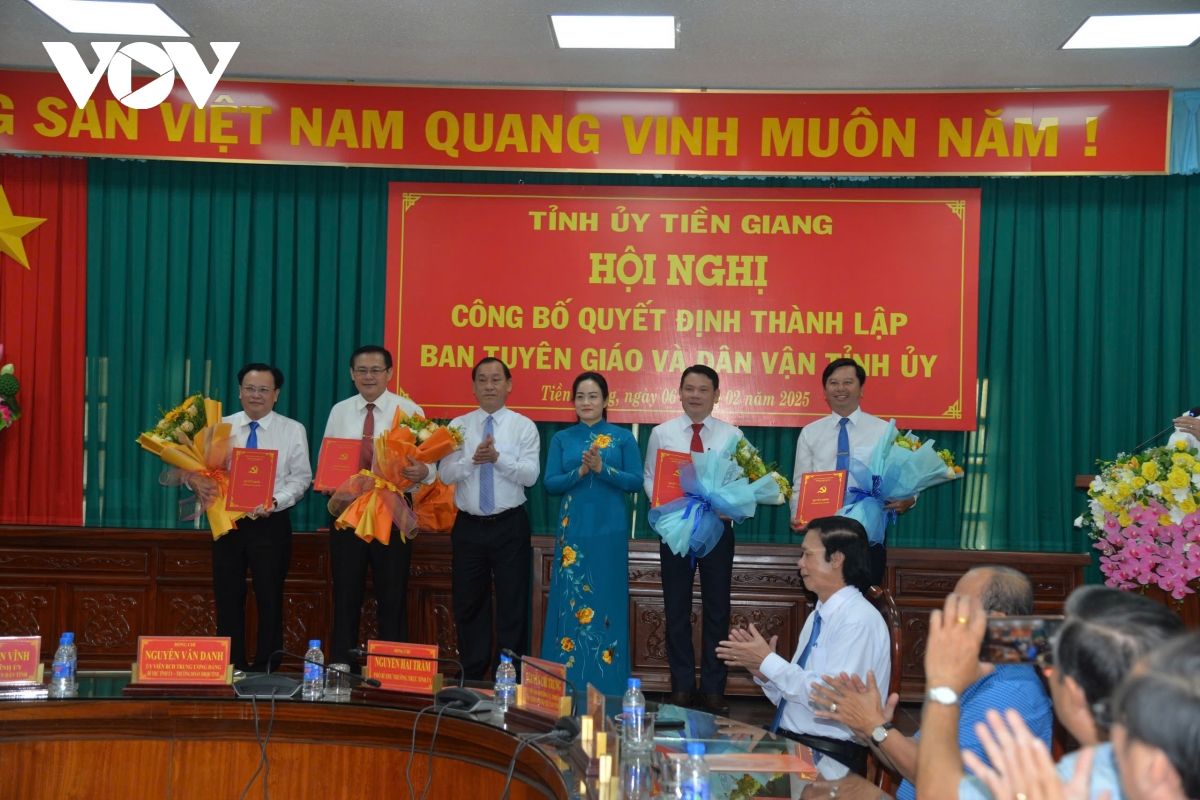 Ông Đỗ Tấn Hùng làm Trưởng Ban Tuyên giáo và Dân vận Tỉnh ủy Tiền Giang