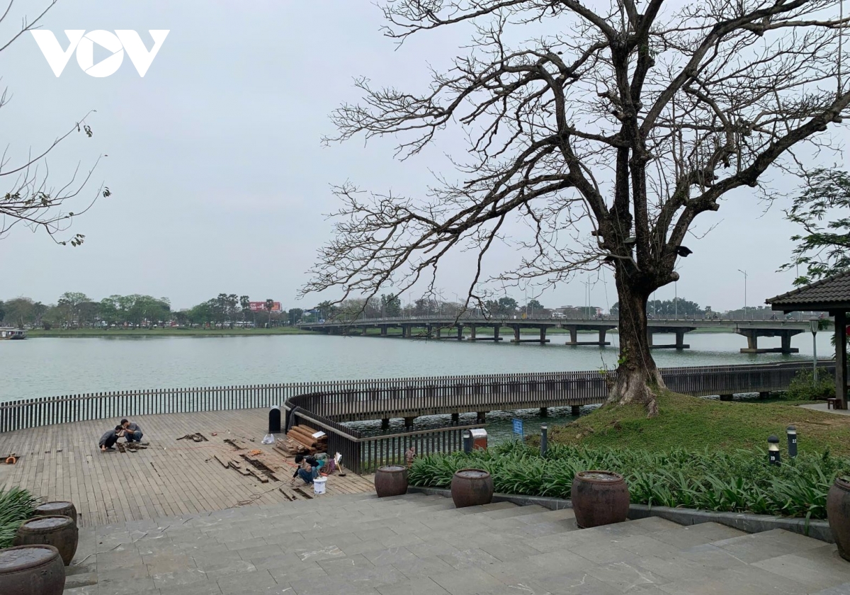 cầu đi bộ gỗ lim ở thành phố huế bị xuống cấp hình ảnh 4 cau di bo go lim o thanh pho hue bi xuong cap hinh anh 4