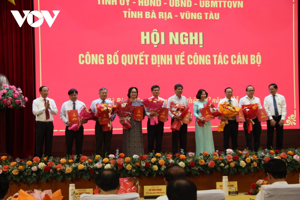 Bà Rịa - Vũng Tàu điều động nhiều cán bộ chủ chốt