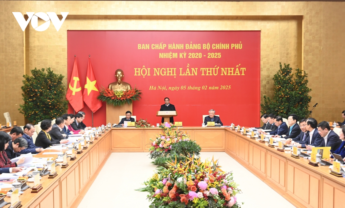 hoi nghi lan thu nhat bch Dang bo chinh phu nhiem ky 2020 - 2025 dau moc lich su hinh anh 1