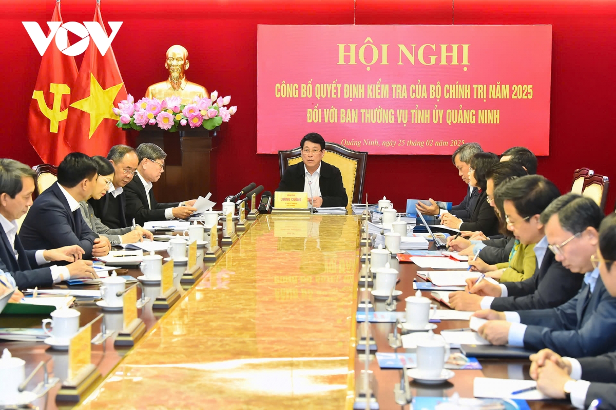 chủ tịch nước làm trưởng đoàn kiểm tra đối với ban thường vụ tỉnh ủy quảng ninh hình ảnh 1 chu tich nuoc lam truong doan kiem tra doi voi ban thuong vu tinh uy quang ninh hinh anh 1