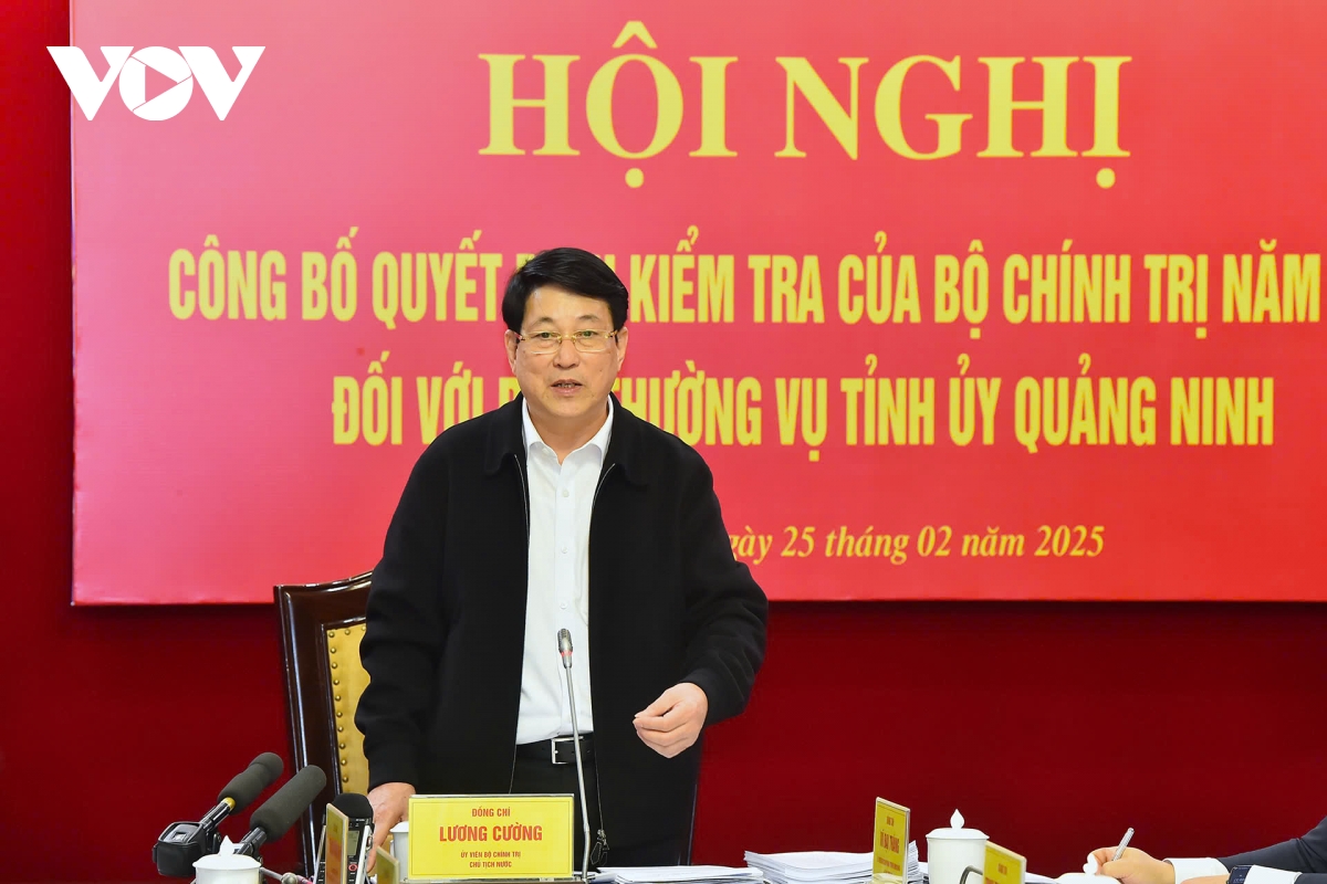 chủ tịch nước làm trưởng đoàn kiểm tra đối với ban thường vụ tỉnh ủy quảng ninh hình ảnh 2 chu tich nuoc lam truong doan kiem tra doi voi ban thuong vu tinh uy quang ninh hinh anh 2