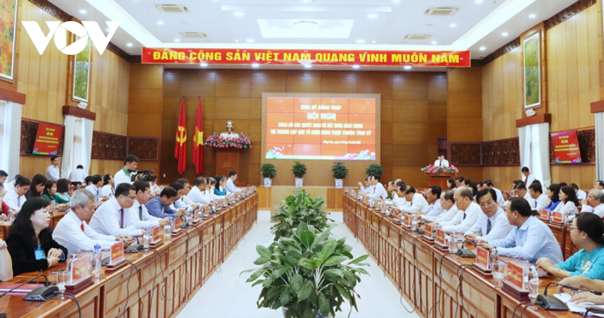 Đồng tháp thành lập đảng bộ trực thuộc tỉnh uỷ hình ảnh 3 Dong thap thanh lap dang bo truc thuoc tinh uy hinh anh 3