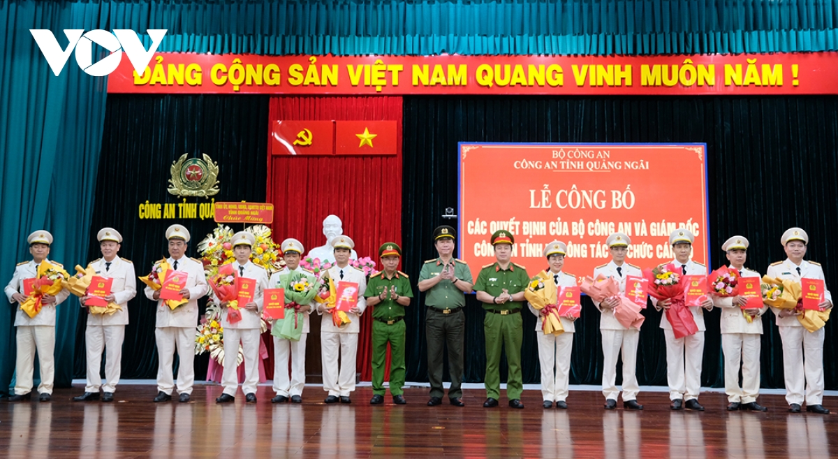 công an quảng ngãi công bố chấm dứt hoạt động công an cấp huyện hình ảnh 1 cong an quang ngai cong bo cham dut hoat dong cong an cap huyen hinh anh 1