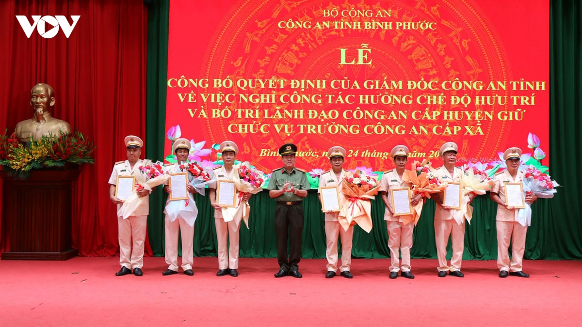 nhieu lanh dao cong an cap phong o binh phuoc nghi huu truoc tuoi hinh anh 2