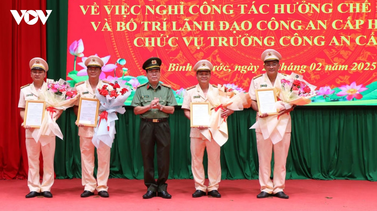 nhieu lanh dao cong an cap phong o binh phuoc nghi huu truoc tuoi hinh anh 1