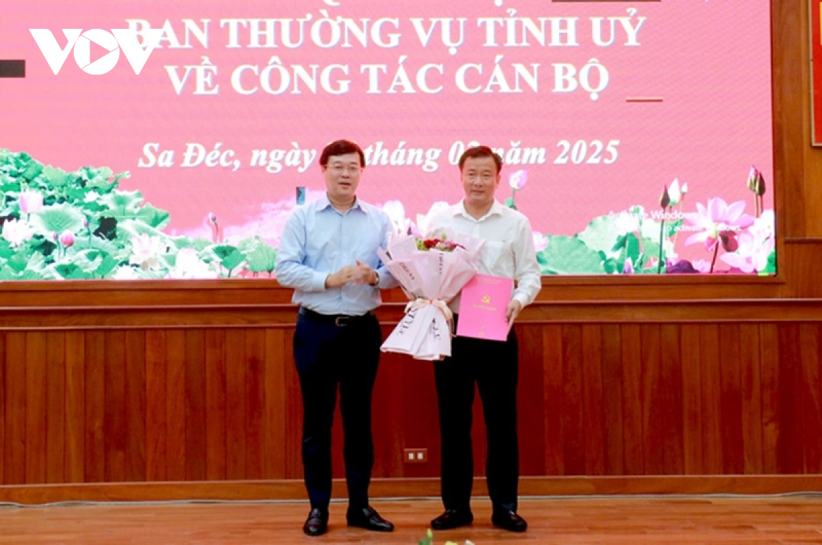 Phó Chủ tịch Đồng Tháp giữ chức Bí thư Thành ủy Sa Đéc