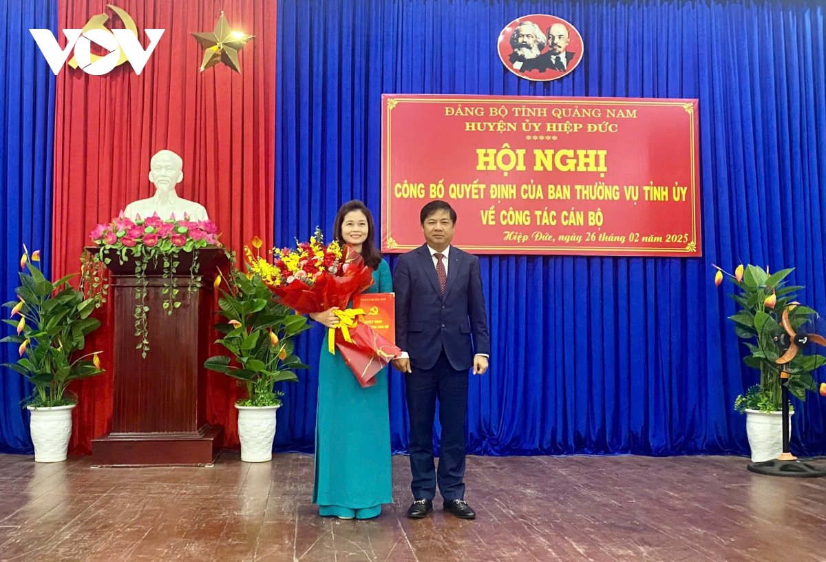 Bí thư Tỉnh đoàn Quảng Nam làm Bí thư Huyện ủy Hiệp Đức
