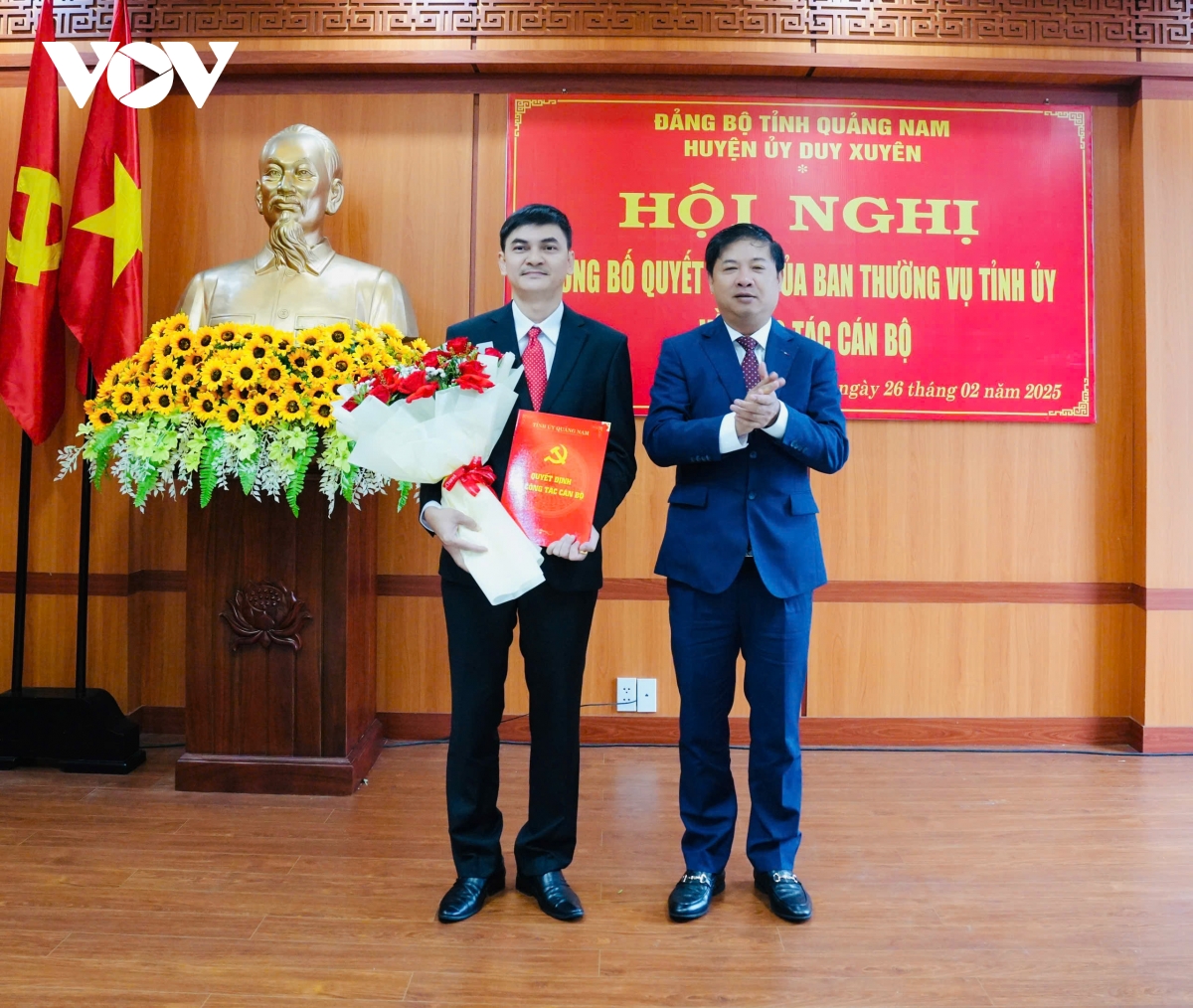 Quảng Nam: Phó Trưởng Ban Tổ chức Tỉnh ủy làm Bí thư Huyện ủy Duy Xuyên