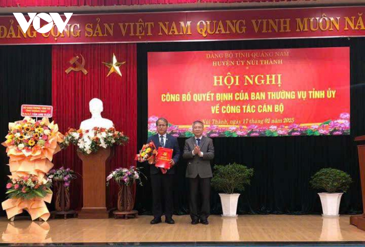 Giám đốc Sở Giao thông - Vận tải Quảng Nam làm Bí thư Huyện uỷ Núi Thành