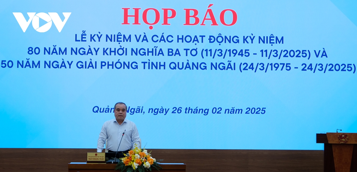 quang ngai cong bo chuoi hoat dong ky niem 80 nam ngay khoi nghia ba to hinh anh 1