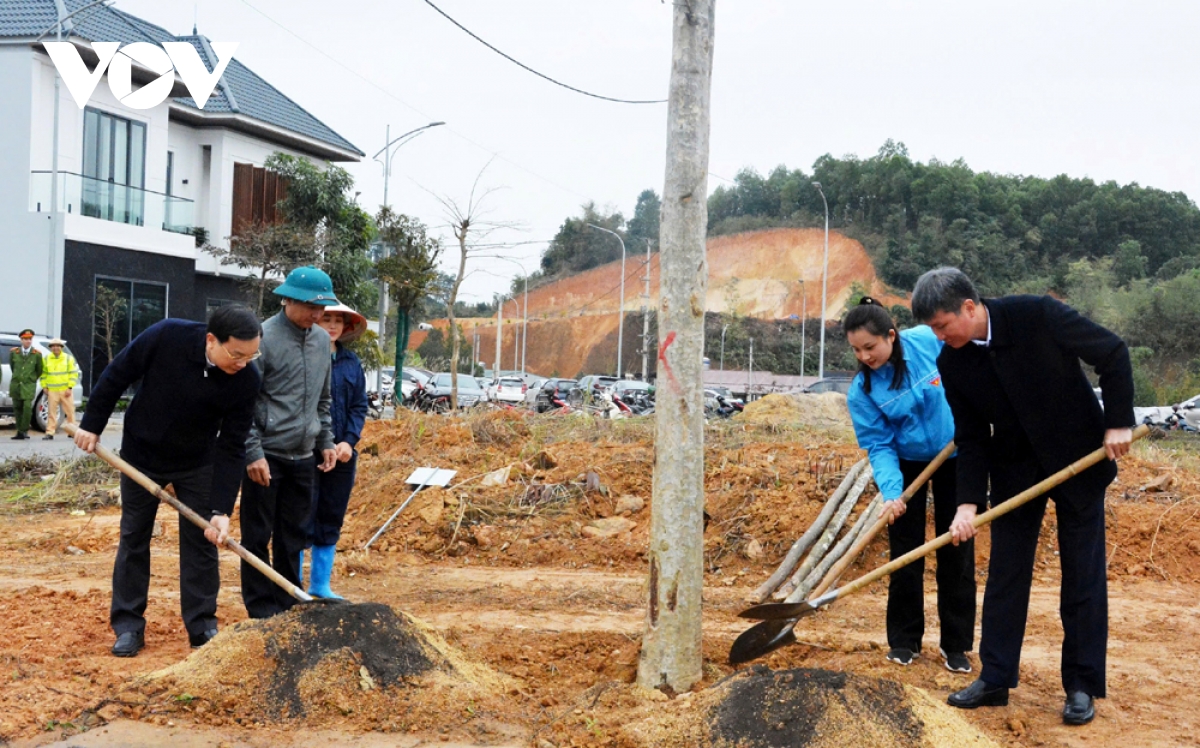 nhiều địa phương phát động tết trồng cây đời đời nhớ ơn bác hồ hình ảnh 1 nhieu dia phuong phat dong tet trong cay doi doi nho on bac ho hinh anh 1