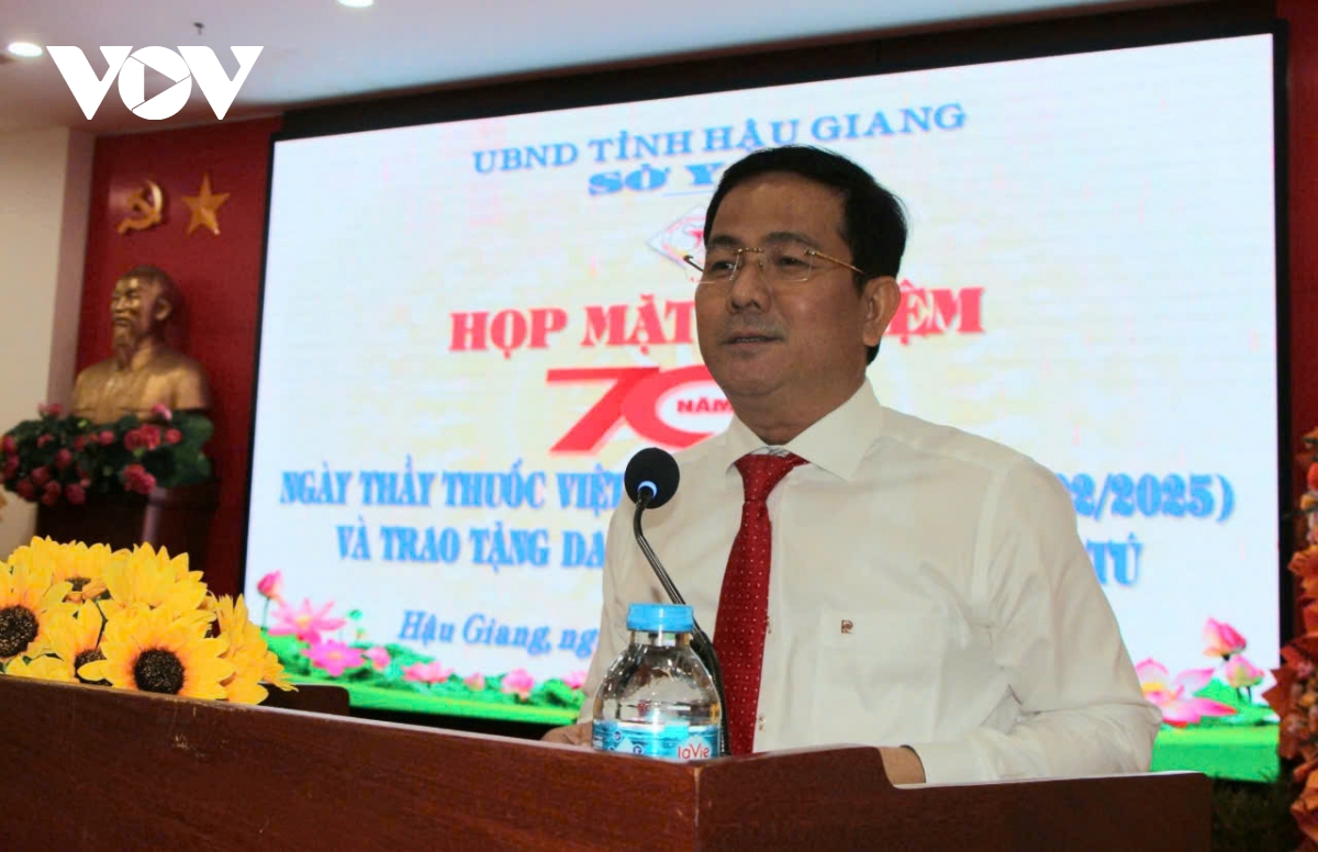hậu giang tổ chức nhiều hoạt động kỷ niệm 70 năm ngày thầy thuốc việt nam hình ảnh 1 hau giang to chuc nhieu hoat dong ky niem 70 nam ngay thay thuoc viet nam hinh anh 1