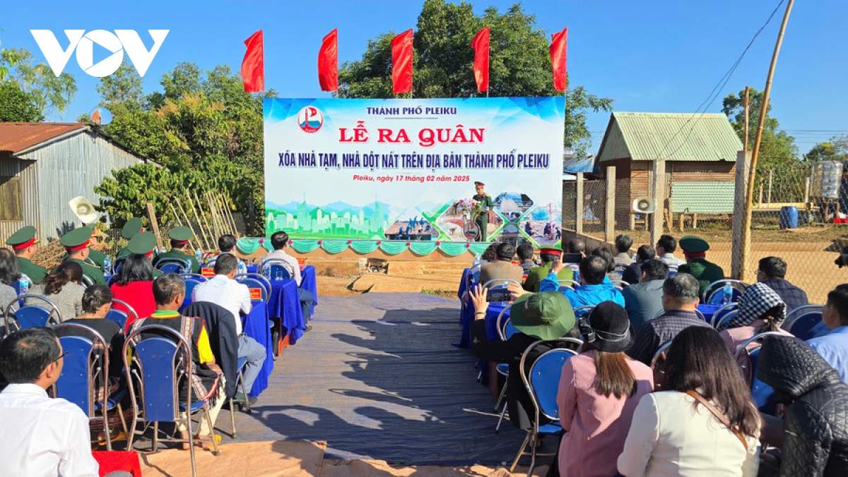 gia lai chạy đua xóa nhà tạm, nhà dột nát hình ảnh 1 gia lai chay dua xoa nha tam, nha dot nat hinh anh 1