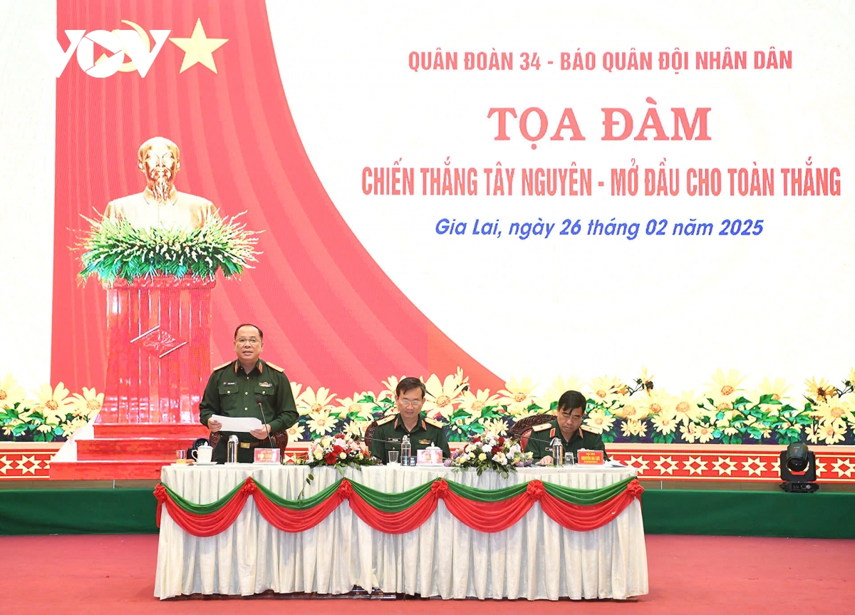 tọa đàm chiến thắng tây nguyên mở đầu cho toàn thắng hình ảnh 1 toa dam chien thang tay nguyen mo dau cho toan thang hinh anh 1
