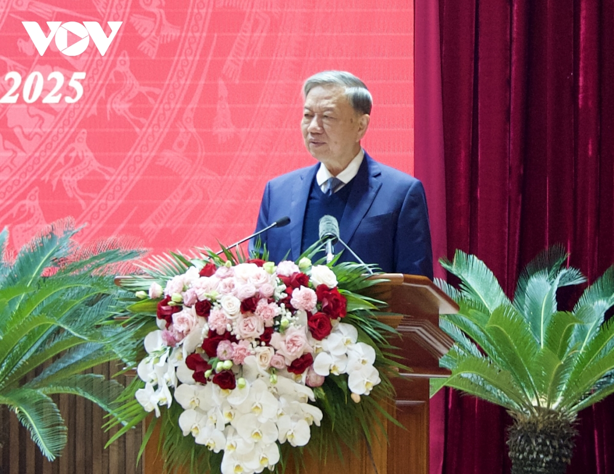 Tổng Bí thư đề nghị Hà Giang phát huy mọi tiềm năng, khơi thông mọi nguồn lực