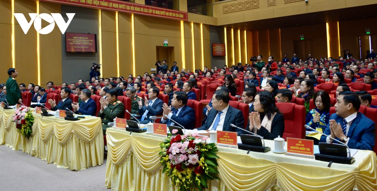 tổng bí thư tô lâm chủ trì buổi làm việc với tỉnh hà giang hình ảnh 6 tong bi thu to lam chu tri buoi lam viec voi tinh ha giang hinh anh 6