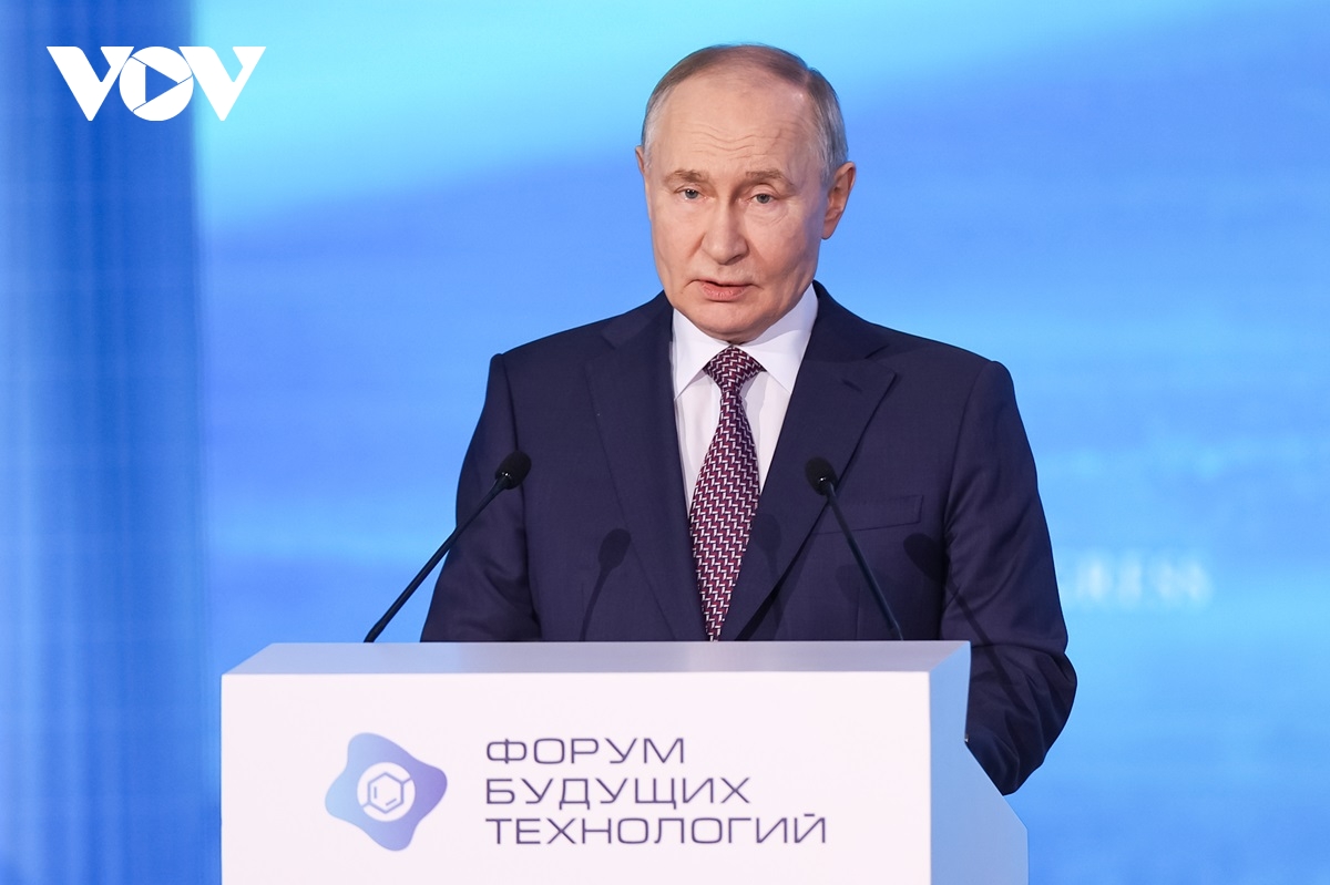 tổng thống nga vladimir putin dự phiên toàn thể diễn đàn công nghệ tương lai hình ảnh 2 tong thong nga vladimir putin du phien toan the dien dan cong nghe tuong lai hinh anh 2