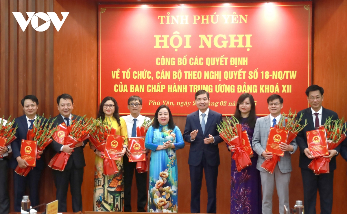 Phú Yên: Công bố điều động, bổ nhiệm cán bộ chủ chốt