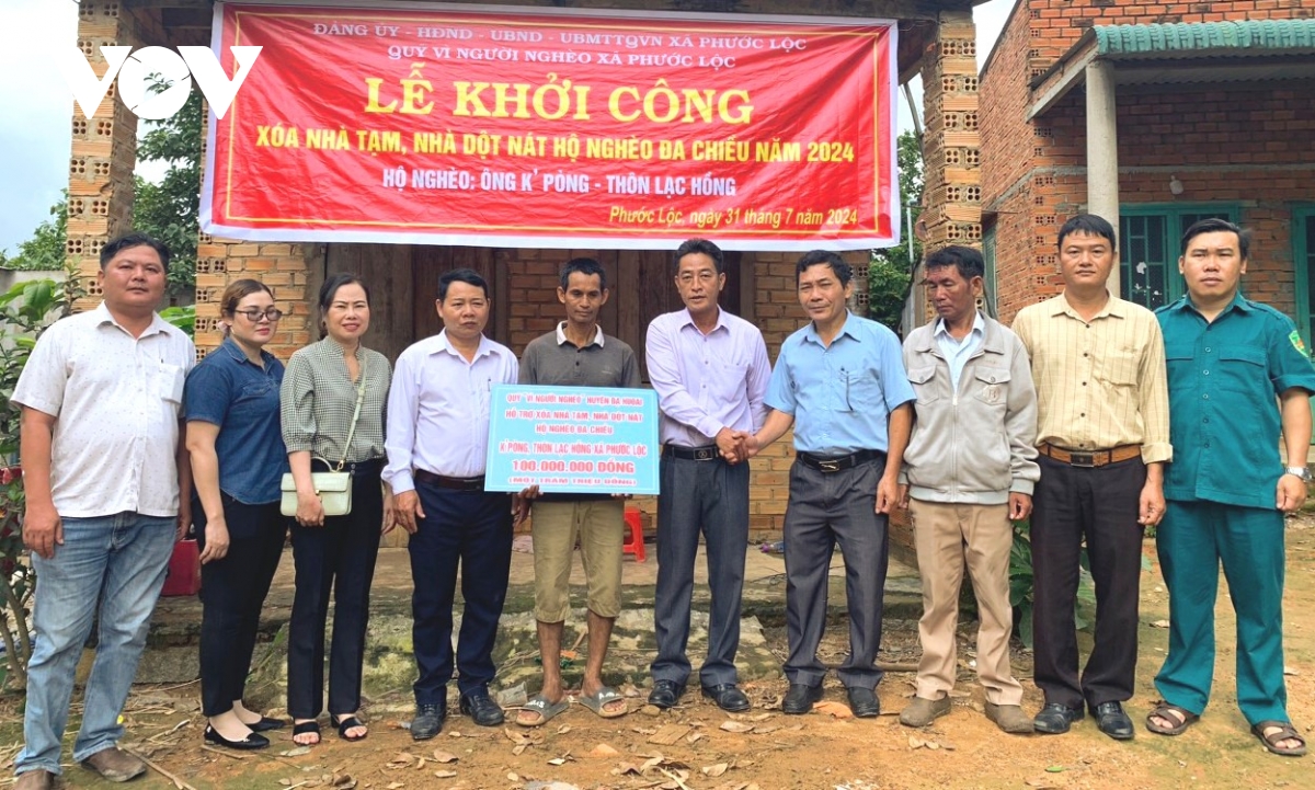 Lâm Đồng đã xóa hơn 1.000 nhà tạm, nhà dột nát