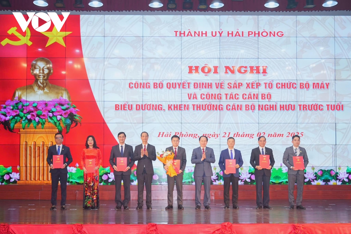 hải phòng hoàn thiện sắp xếp tổ chức bộ máy sau sáp nhập hình ảnh 1 hai phong hoan thien sap xep to chuc bo may sau sap nhap hinh anh 1