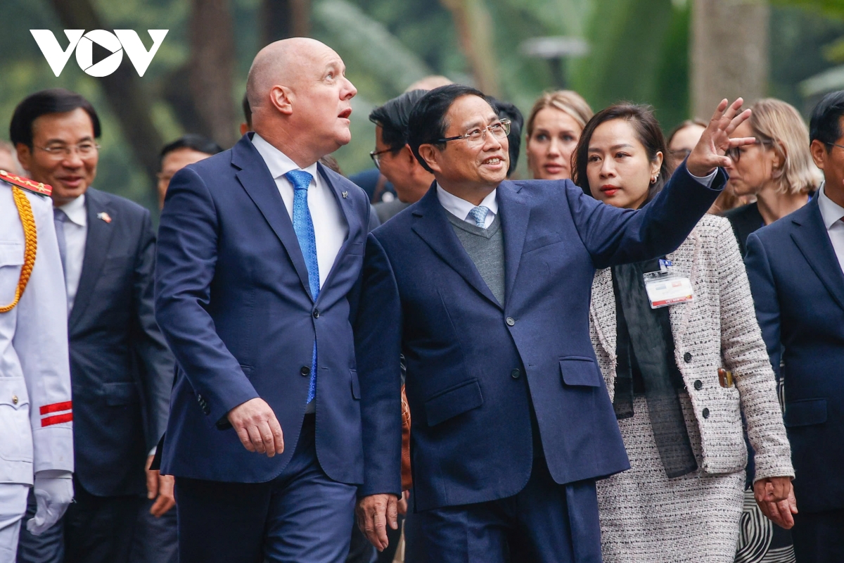 toàn cảnh lễ đón thủ tướng new zealand thăm chính thức việt nam hình ảnh 4 toan canh le don thu tuong new zealand tham chinh thuc viet nam hinh anh 4