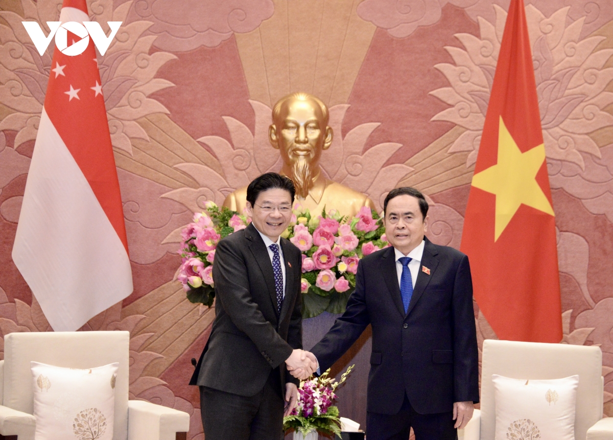 chủ tịch quốc hội trần thanh mẫn hội kiến thủ tướng singapore lawrence wong hình ảnh 2 chu tich quoc hoi tran thanh man hoi kien thu tuong singapore lawrence wong hinh anh 2