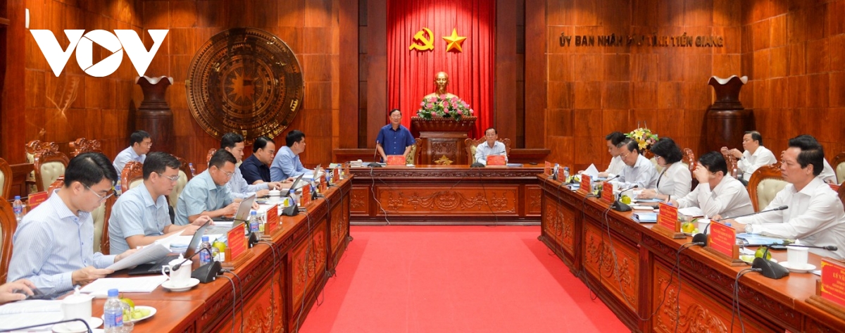 Đoàn kiểm tra của bộ chính trị làm việc với tỉnh ủy tiền giang hình ảnh 1 Doan kiem tra cua bo chinh tri lam viec voi tinh uy tien giang hinh anh 1