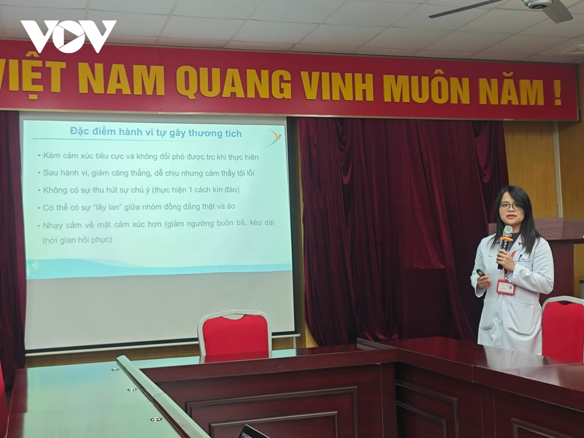 nửa năm có khoảng 130 học sinh tự gây thương tích nhập viện sức khỏe tâm thần hình ảnh 4 nua nam co khoang 130 hoc sinh tu gay thuong tich nhap vien suc khoe tam than hinh anh 4