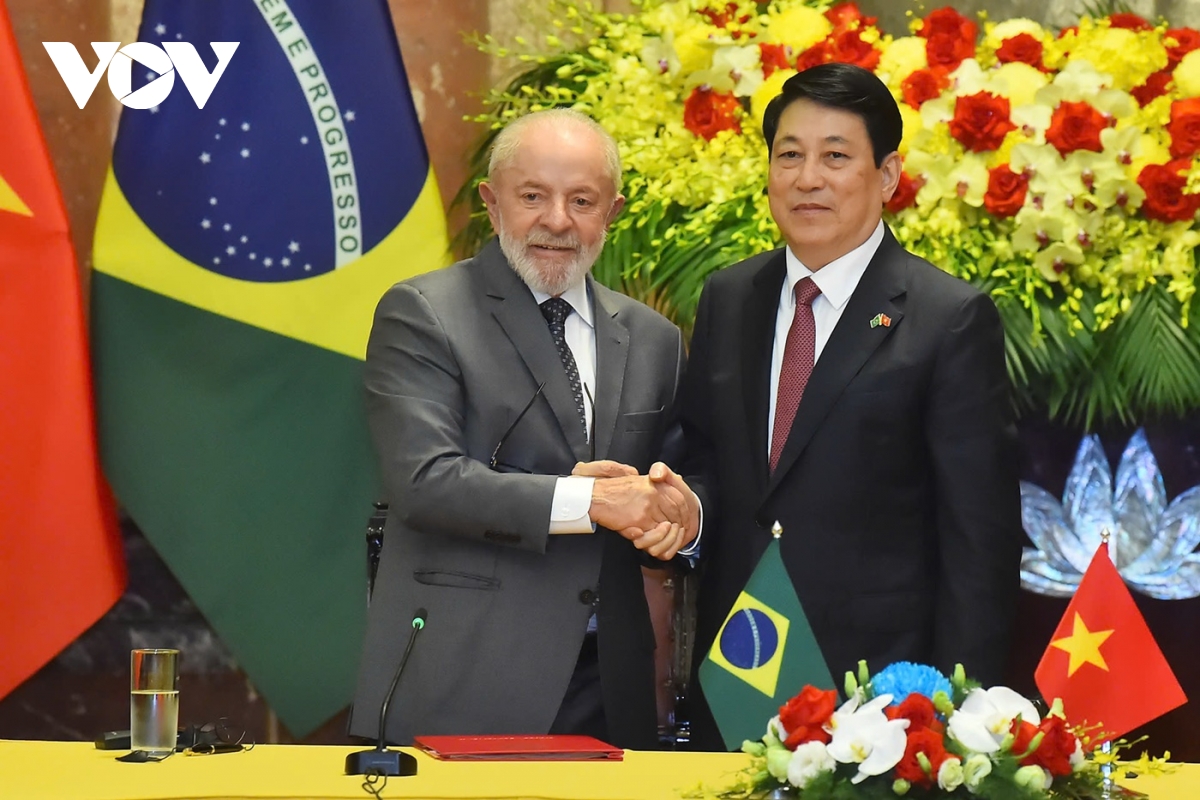Lãnh đạo Việt Nam, Brazil thống nhất mở rộng hợp tác trên nhiều lĩnh vực