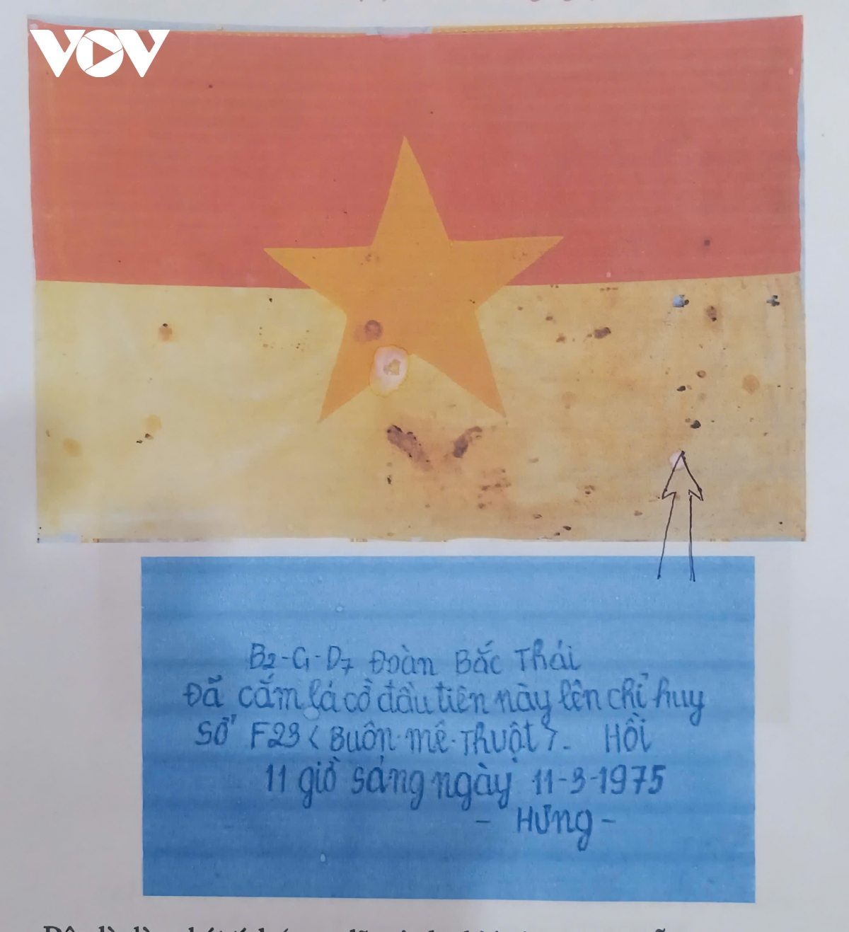 người ghi bút tích trên lá cờ giải phóng trong chiến dịch tây nguyên hình ảnh 2 nguoi ghi but tich tren la co giai phong trong chien dich tay nguyen hinh anh 2