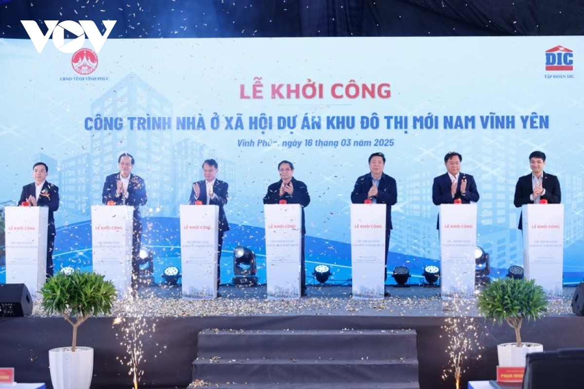 thu tuong du khoi cong du an nha o xa hoi hon 7.000 ty dong tai vinh phuc hinh anh 1