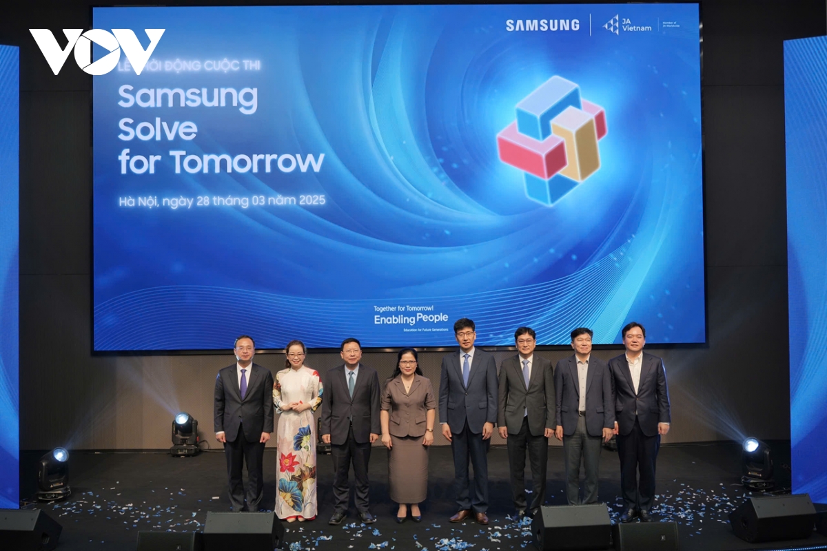 samsung việt nam chính thức khởi động cuộc thi samsung solve for tomorrow 2025 hình ảnh 2 samsung viet nam chinh thuc khoi dong cuoc thi samsung solve for tomorrow 2025 hinh anh 2