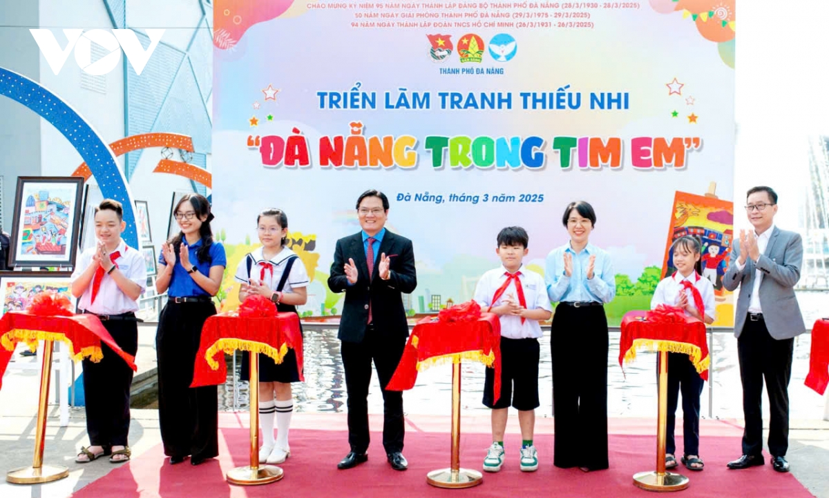 Triển lãm tranh thiếu nhi “Đà Nẵng trong tim em”