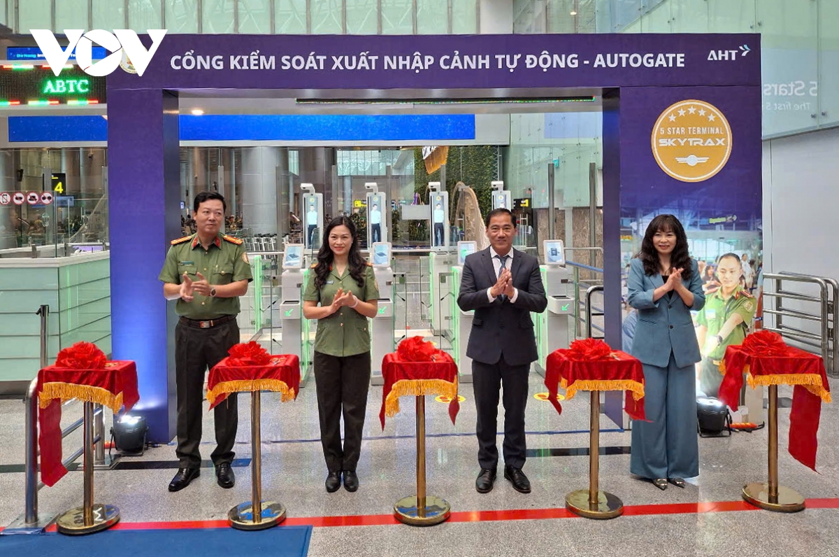 Sân bay quốc tế Đà Nẵng áp dụng hệ thống kiểm soát xuất nhập cảnh tự động